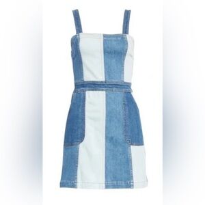 Patchwork Denim Dress/ Alice+Olivia